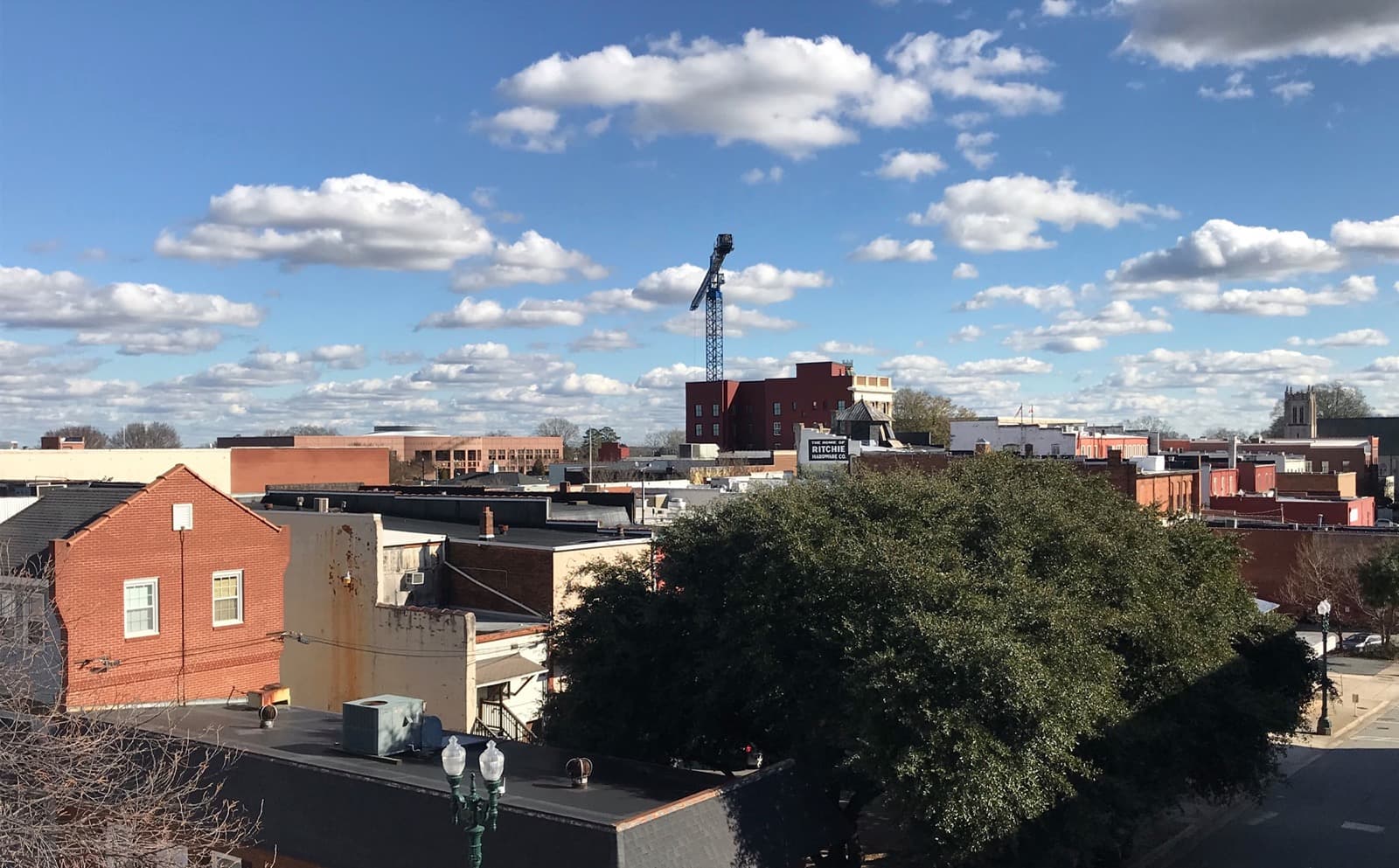 Concord, North Carolina: view over the Cabarrus County seat northeast of Charlotte