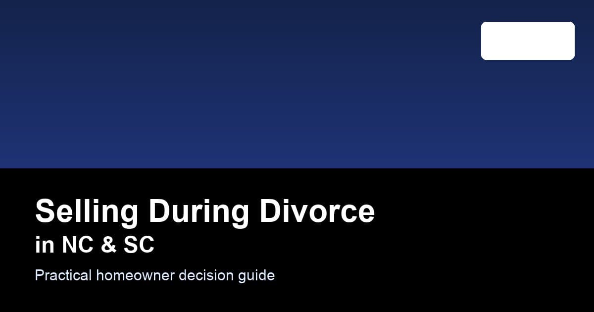 NC & SC homeowner guide cover